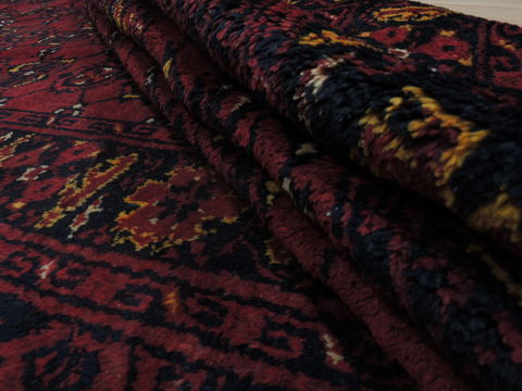 Bakhtiar Red Hand Knotted 610 X 101 Area Rug 100-109253 Image 15