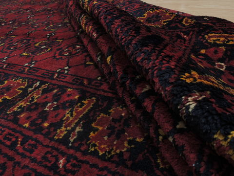 Bakhtiar Red Hand Knotted 610 X 101 Area Rug 100-109253 Image 16