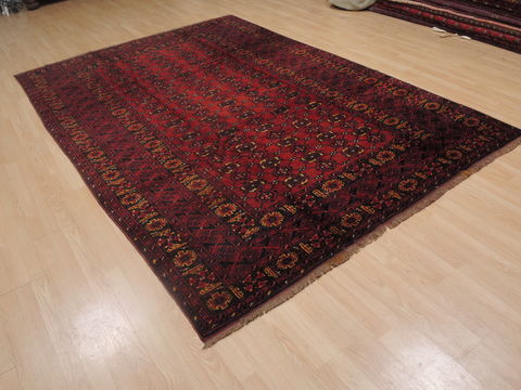 Bakhtiar Red Hand Knotted 610 X 101 Area Rug 100-109253 Image 6