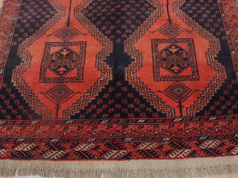 Khan Mohammadi Blue Hand Knotted 50 X 76 Area Rug 100-109255 Image 11
