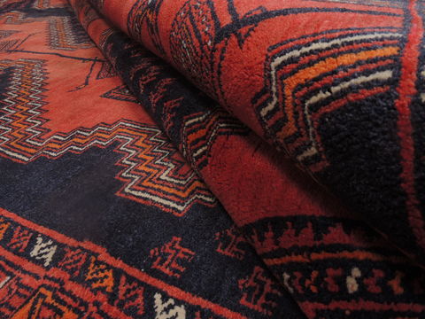 Khan Mohammadi Blue Hand Knotted 50 X 76 Area Rug 100-109255 Image 13