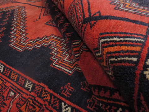 Khan Mohammadi Blue Hand Knotted 50 X 76 Area Rug 100-109255 Image 14