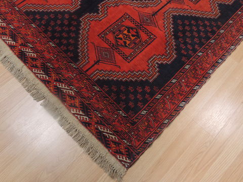Khan Mohammadi Blue Hand Knotted 50 X 76 Area Rug 100-109255 Image 7