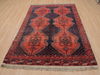 Khan Mohammadi Blue Hand Knotted 50 X 76 Area Rug 100-109255 Thumb 1