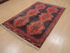 Khan Mohammadi Blue Hand Knotted 50 X 76 Area Rug 100-109255 Thumb 2