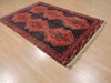Khan Mohammadi Blue Hand Knotted 50 X 76 Area Rug 100-109255 Thumb 3