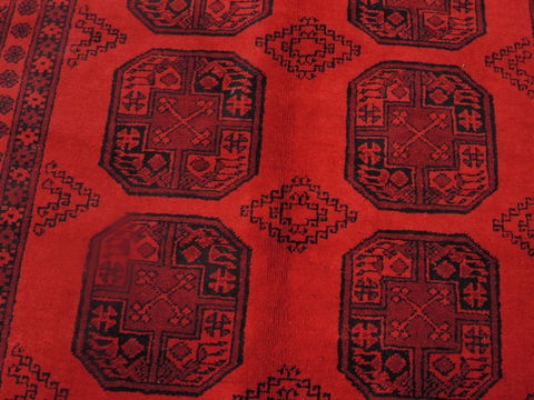 Khan Mohammadi Red Hand Knotted 52 X 81 Area Rug 100-109258 Image 10