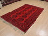 Khan Mohammadi Red Hand Knotted 52 X 81  Area Rug 100-109258 Thumb 2