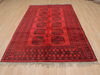 Khan Mohammadi Red Hand Knotted 52 X 81 Area Rug 100-109258 Thumb 4
