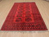 Khan Mohammadi Red Hand Knotted 52 X 81  Area Rug 100-109258 Thumb 4