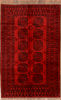Khan Mohammadi Red Hand Knotted 52 X 81  Area Rug 100-109258 Thumb 0