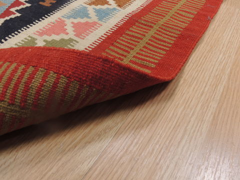 Kilim Red Runner Flat Woven 35 X 99 Area Rug 100-109260 Image 11