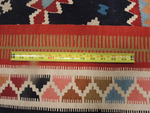 Kilim Red Runner Flat Woven 35 X 99 Area Rug 100-109260 Image 12