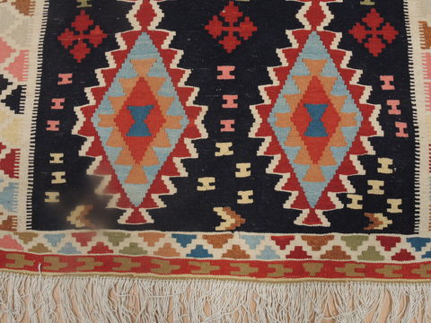 Kilim Red Runner Flat Woven 35 X 99 Area Rug 100-109260 Image 8