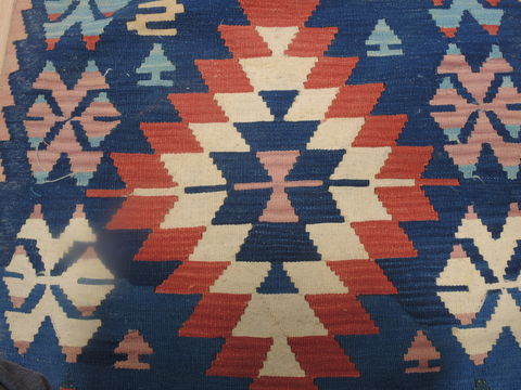 Kilim Blue Runner Flat Woven 210 X 1210 Area Rug 100-109261 Image 8