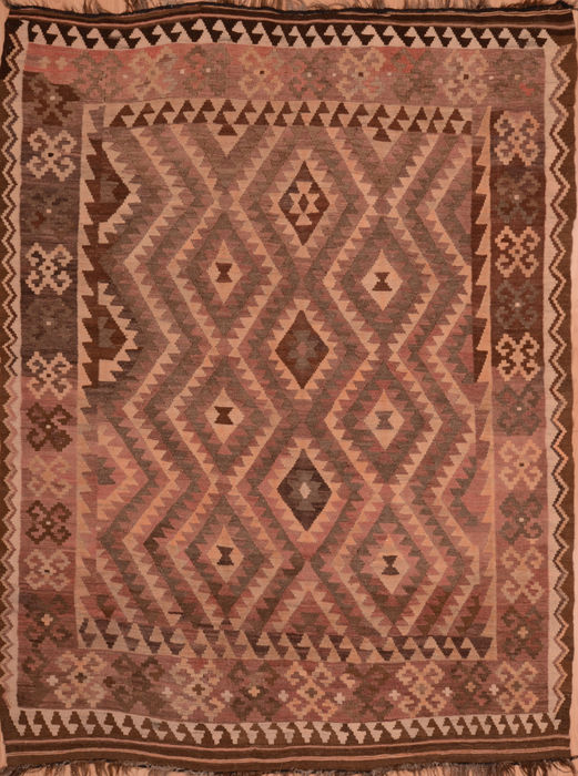 Kilim Beige Flat Woven 65 X 86 Area Rug 100-109268 Image 0