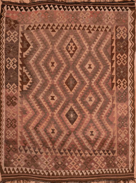 Kilim Beige Flat Woven 6'5" X 8'6"  Area Rug 100-109268