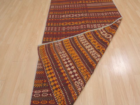 Kilim Orange Runner Flat Woven 41 X 107 Area Rug 100-109270 Image 11