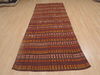 Kilim Orange Runner Flat Woven 41 X 107  Area Rug 100-109270 Thumb 4