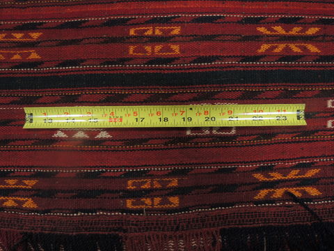 Kilim Red Hand Knotted 39 X 411 Area Rug 100-109272 Image 12