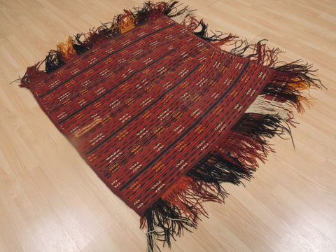 Kilim Red Hand Knotted 39 X 411 Area Rug 100-109272 Image 3
