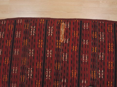 Kilim Red Hand Knotted 39 X 411 Area Rug 100-109272 Image 8