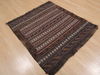 Kunduz Brown Square Hand Knotted 38 X 41  Area Rug 100-109273 Thumb 6