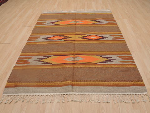Kilim Yellow Flat Woven 54 X 611 Area Rug 100-109276 Image 1