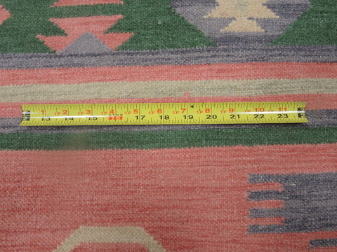 Kilim Green Flat Woven 46 X 60 Area Rug 100-109277 Image 13
