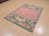 Kilim Green Flat Woven 46 X 60  Area Rug 100-109277 Thumb 2