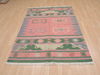 Kilim Green Flat Woven 46 X 60 Area Rug 100-109277 Thumb 4