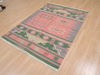 Kilim Green Flat Woven 46 X 60 Area Rug 100-109277 Thumb 6