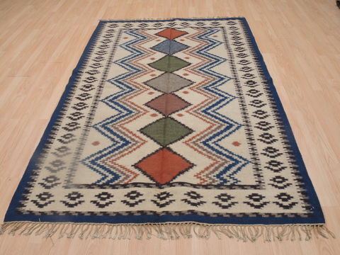 Kilim Beige Flat Woven 410 X 71 Area Rug 100-109278 Image 1