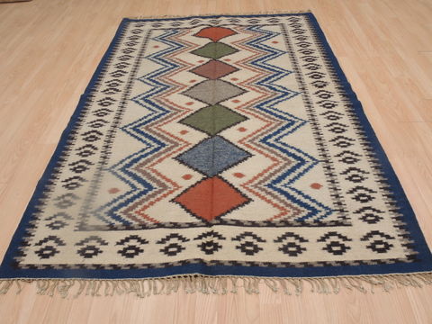 Kilim Beige Flat Woven 410 X 71 Area Rug 100-109278 Image 5