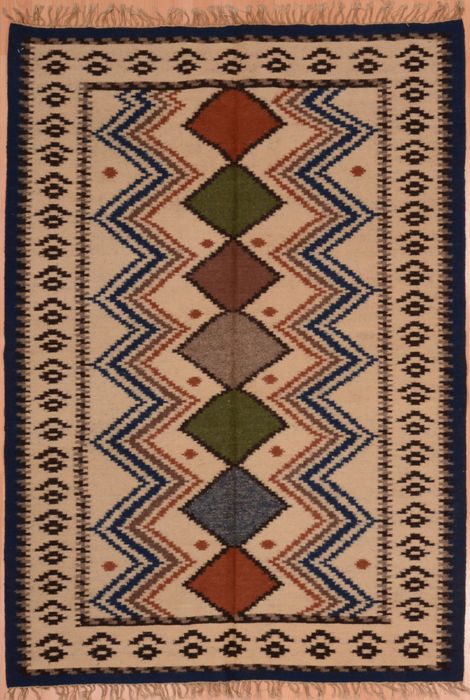 Kilim Beige Flat Woven 410 X 71 Area Rug 100-109278 Image 0
