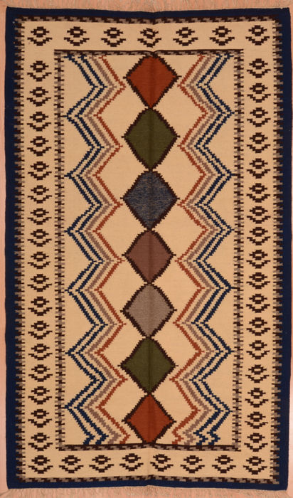 Kilim Beige Flat Woven 48 X 80 Area Rug 100-109279 Image 0