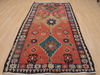 Kilim Brown Runner Flat Woven 46 X 89  Area Rug 100-109280 Thumb 1