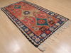 Kilim Brown Runner Flat Woven 46 X 89  Area Rug 100-109280 Thumb 5