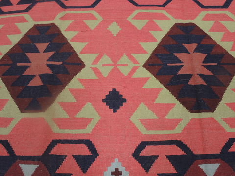 Kilim Purple Flat Woven 71 X 97 Area Rug 100-109281 Image 9