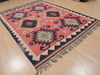 Kilim Purple Flat Woven 71 X 97 Area Rug 100-109281 Thumb 3