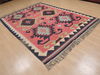 Kilim Purple Flat Woven 71 X 97 Area Rug 100-109281 Thumb 5