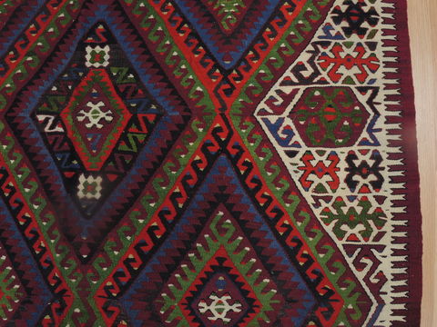 Kilim Red Flat Woven 47 X 93 Area Rug 100-109284 Image 10