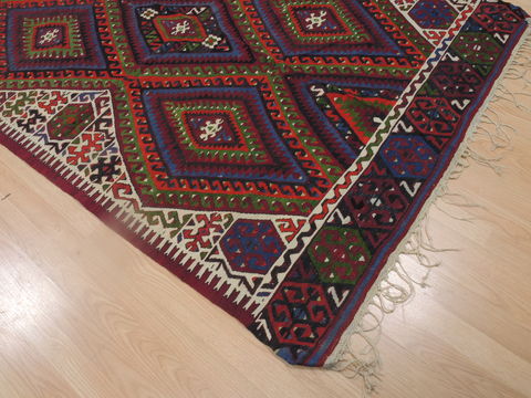 Kilim Red Flat Woven 47 X 93 Area Rug 100-109284 Image 11
