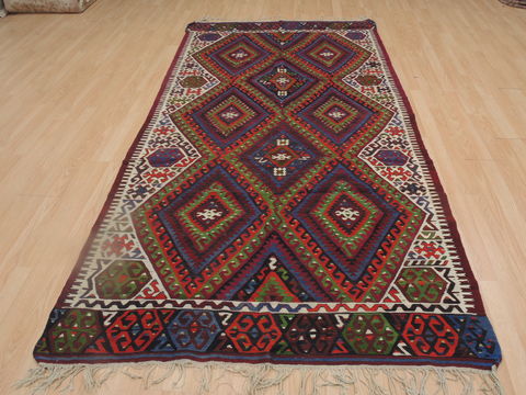Kilim Red Flat Woven 47 X 93 Area Rug 100-109284 Image 12