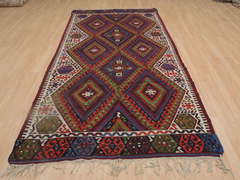 Kilim Red Flat Woven 47 X 93 Area Rug 100-109284 Image 4
