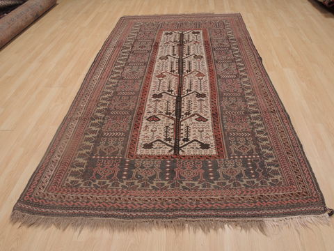 Kilim Brown Hand Knotted 51 X 93 Area Rug 100-109286 Image 14