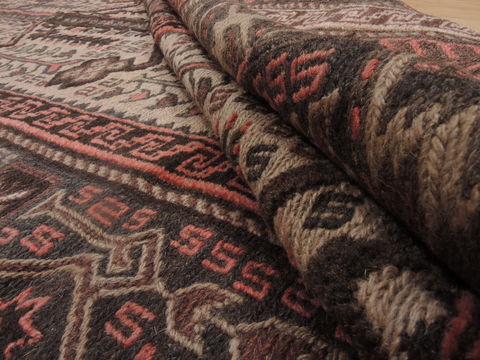 Kilim Brown Hand Knotted 51 X 93 Area Rug 100-109286 Image 17