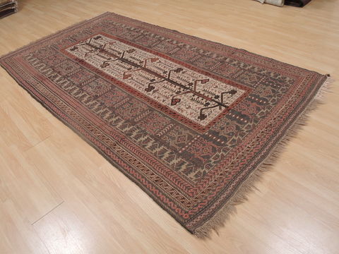 Kilim Brown Hand Knotted 51 X 93 Area Rug 100-109286 Image 2