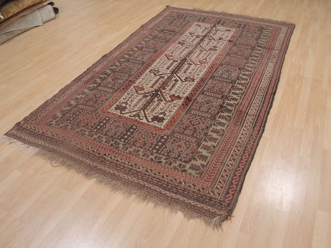 Kilim Brown Hand Knotted 51 X 93 Area Rug 100-109286 Image 4