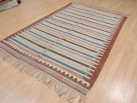 Kilim Multicolor Flat Woven 50 X 79 Area Rug 100-109287 Image 10